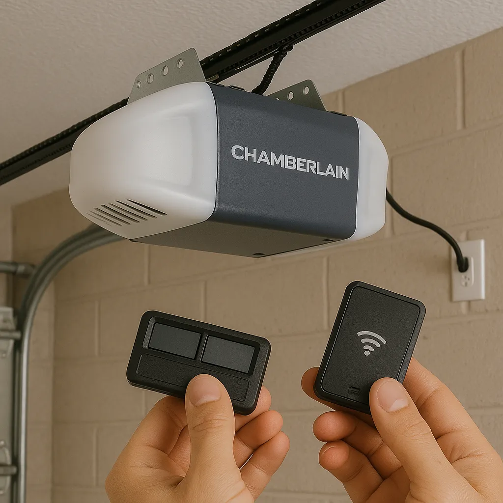 Chamberlain-12-hp-belt-drive-w2-remotes-and-wifi
